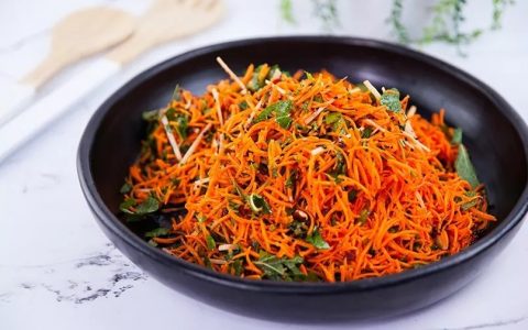 瑜伽练习者食谱丨胡萝卜沙拉