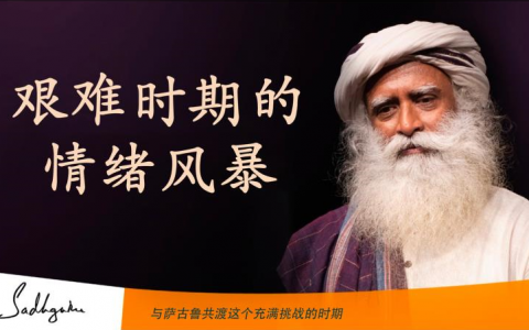 艰难时期的情绪风暴