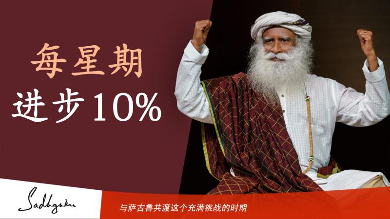 每星期进步10%