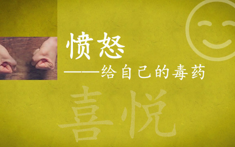 愤怒是给你自己的毒药