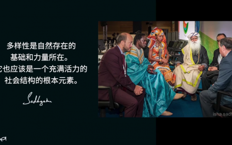 多样性为持久的全球福祉建立强有力的架构