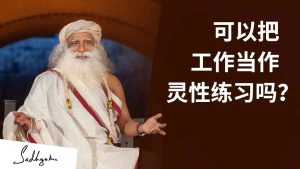 可以把工作当成一项灵性练习吗?